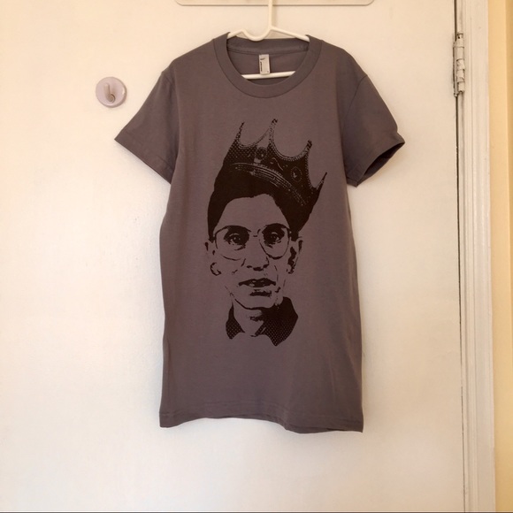 American Apparel Tops - RBG shirt printed on American apparel crew neck